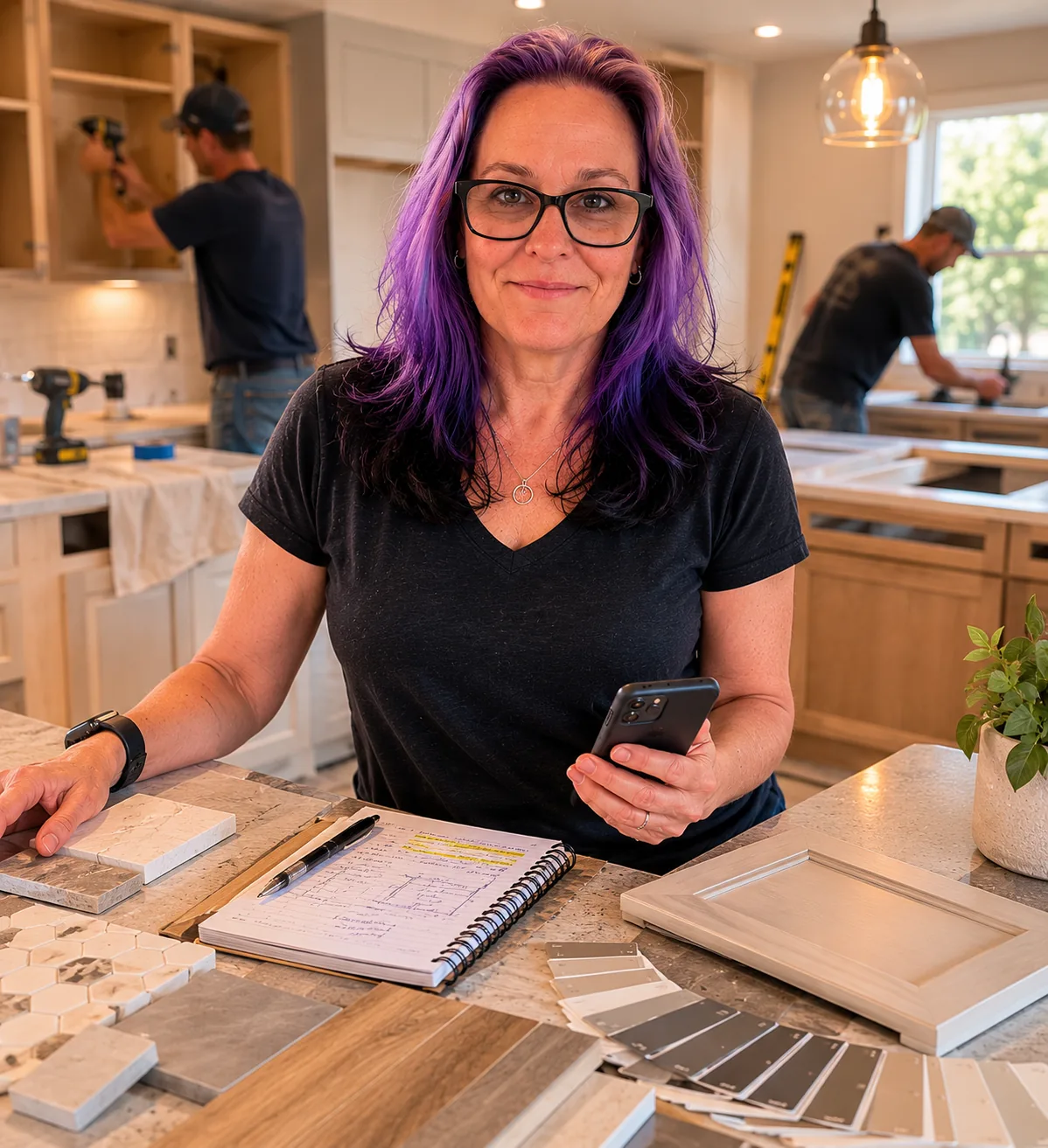 Kitchen renovation project coordination